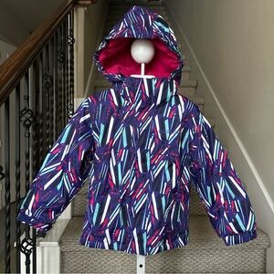 Mountain Warehouse Snowproof Unisex Kids Sz 3-4T Fleece Lined Hooded Ski Jacket